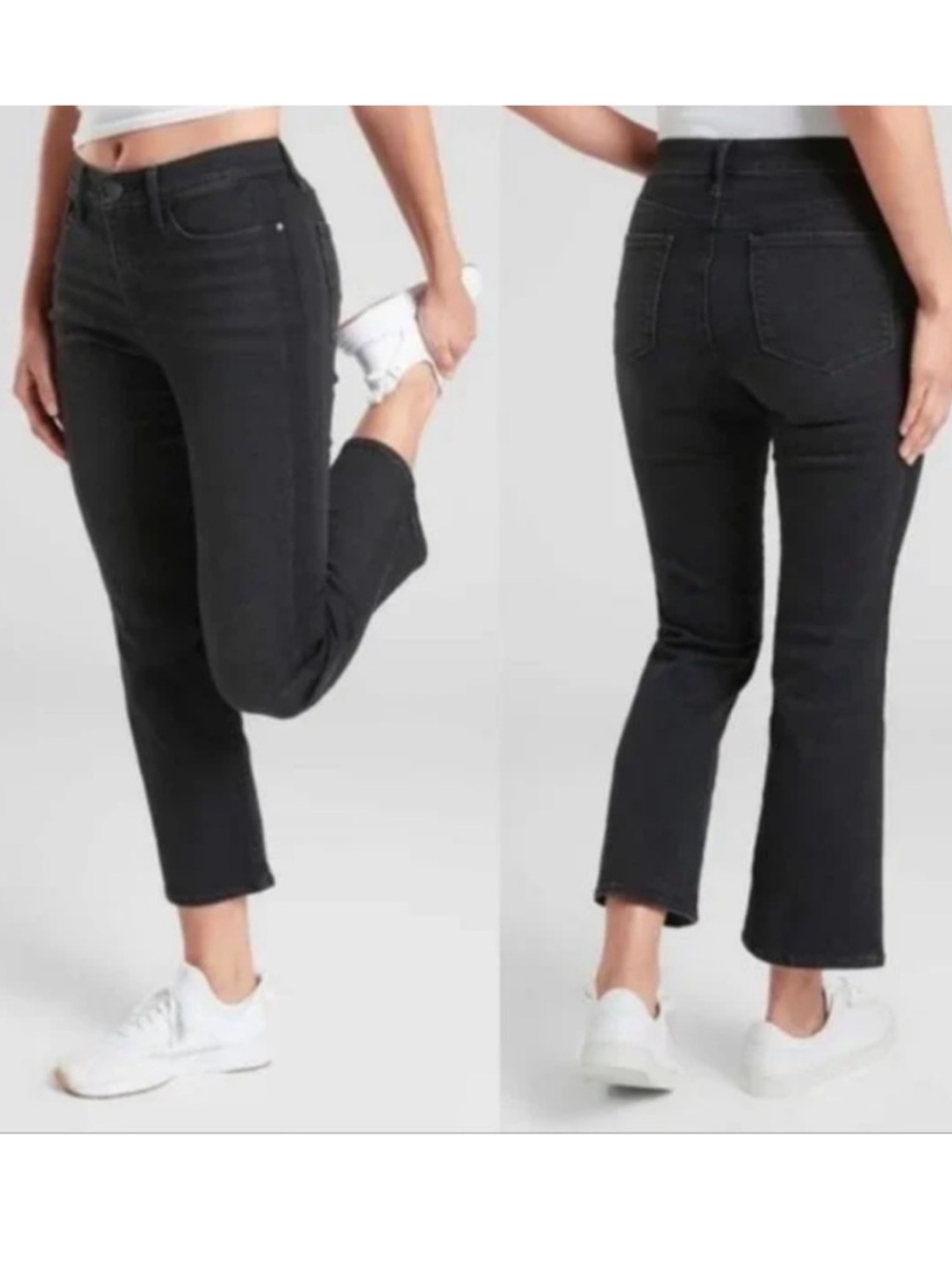 Athleta Sculptek Slim Jeans Carbon Wash Size 6P